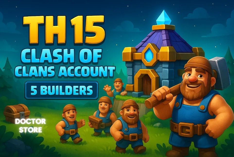 🏰 TH15 ✅ 5 Builder 🎥 Nickname Change ✅ Original Email